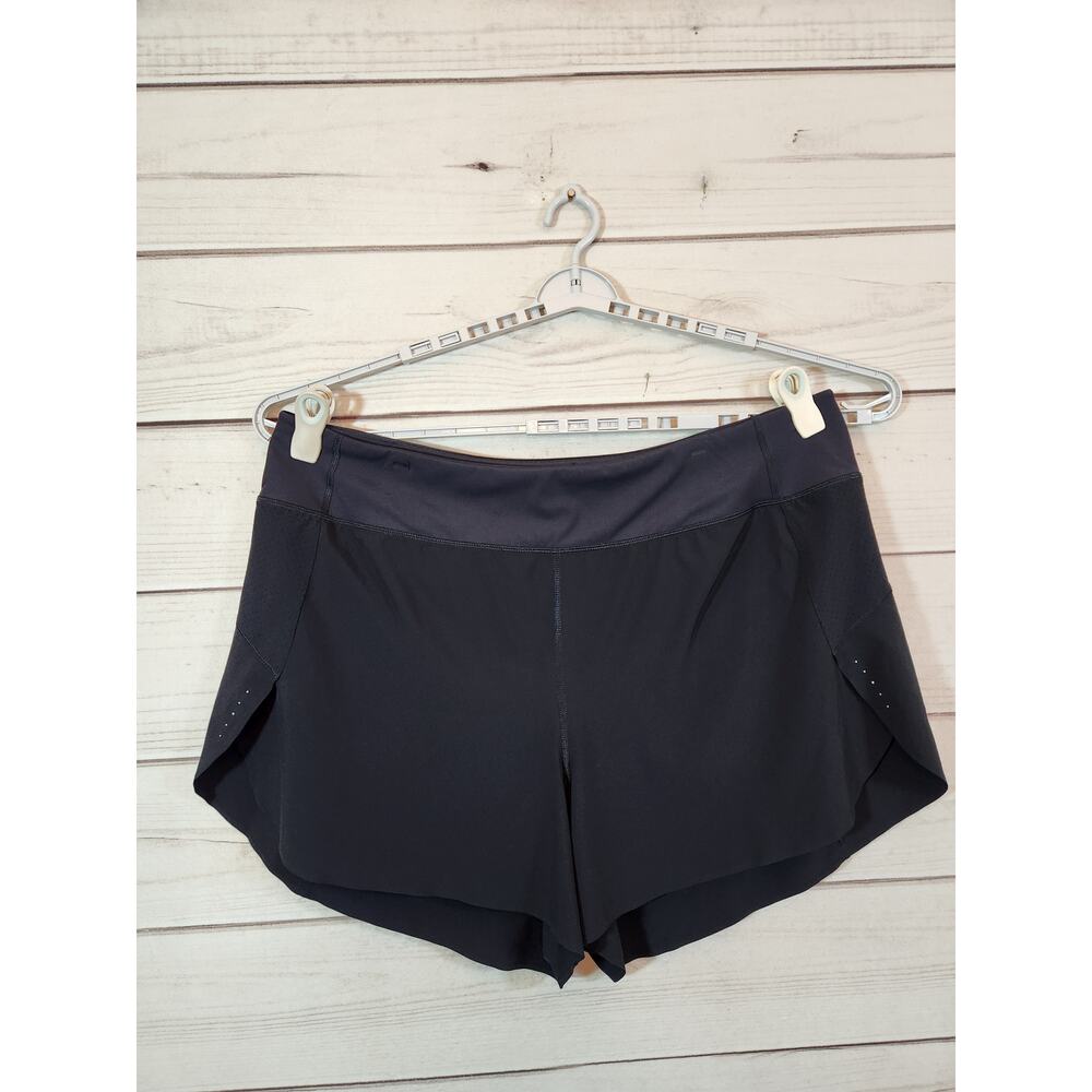 Athleta Women's Black Run With Fit 3.5" High Rise Stretch Athletic Short Size 3X